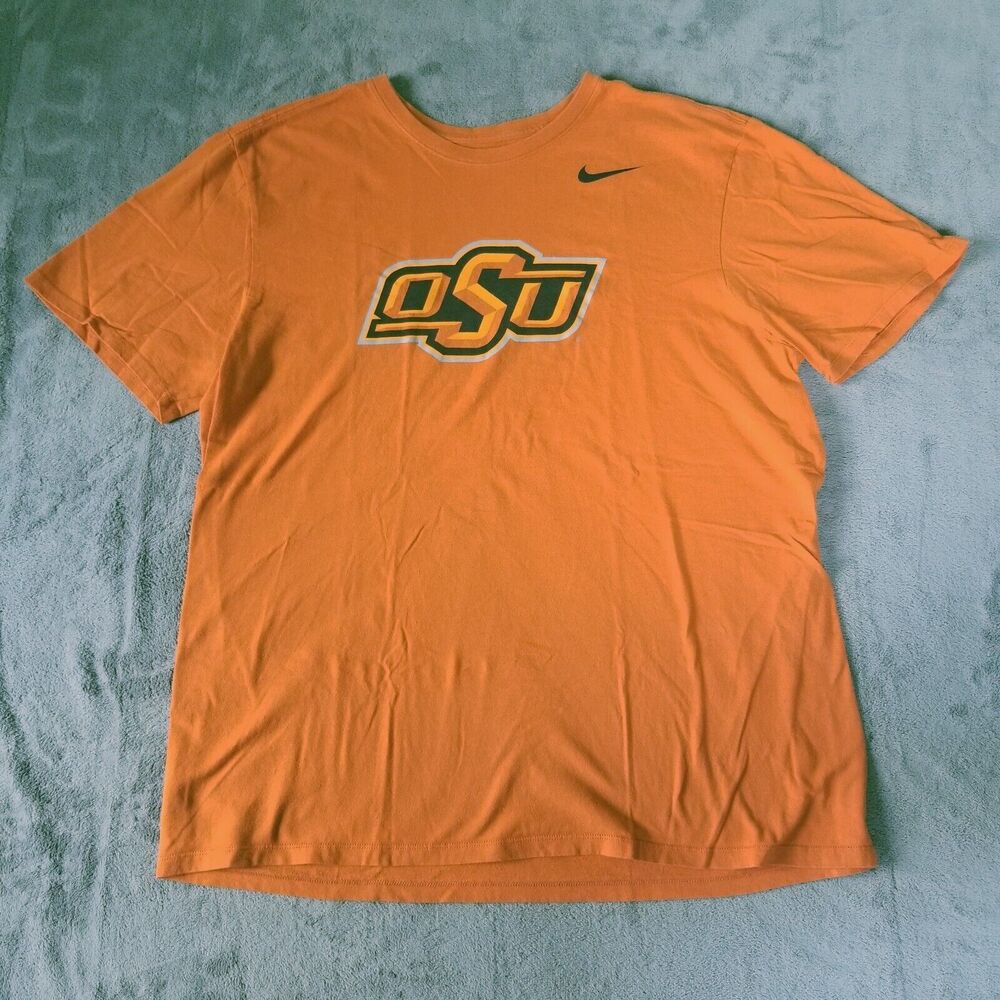 Oklahoma State Cowboys Pokes Orange TShirt Mens Size XL Nike Tee OSU OK
